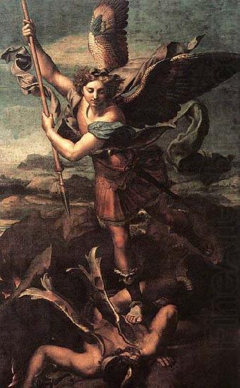 RAFFAELLO Sanzio St Michael and the Satan china oil painting image